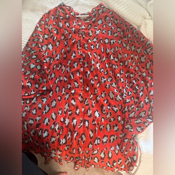 Free People Wake Up Shirt - Size Large - Picture 3 of 7